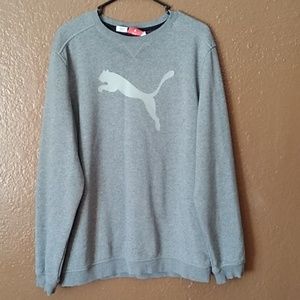 Men puma grey sweater
